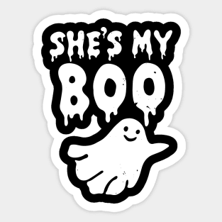 She is my boo Sticker